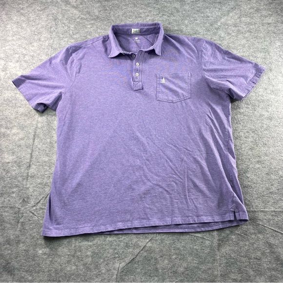 Johnnie-O Mens Purple Hanging‎ Out Short Sleeve Performance Polo Size XL - Picture 1 of 12